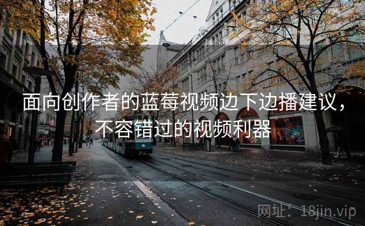 面向创作者的蓝莓视频边下边播建议，不容错过的视频利器
