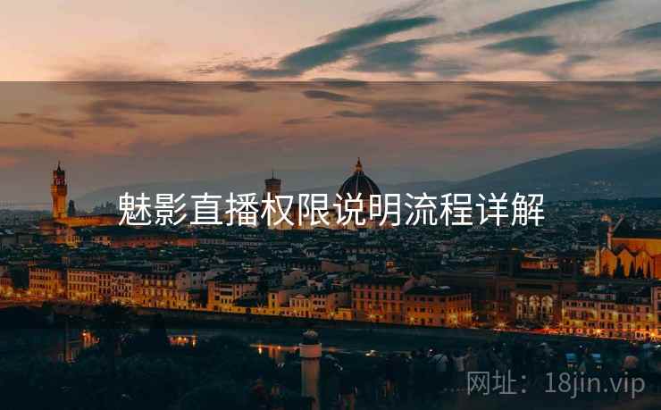魅影直播权限说明流程详解