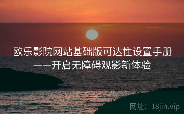 欧乐影院网站基础版可达性设置手册——开启无障碍观影新体验