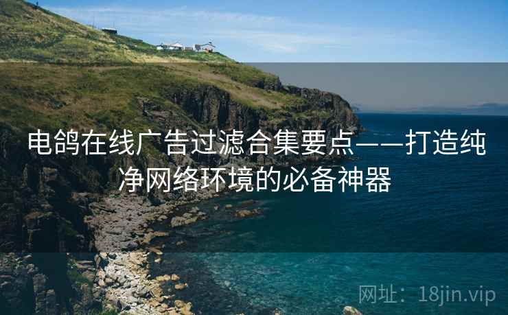 电鸽在线广告过滤合集要点——打造纯净网络环境的必备神器