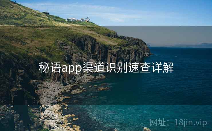 秘语app渠道识别速查详解
